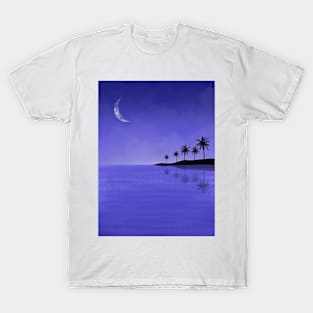 Moonlight and reflections T-Shirt